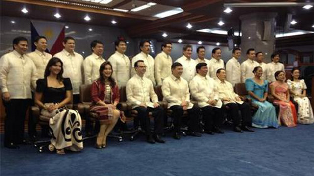 SENATORS. Members of the Senate, part of the 16th Congress, submit their 2014 statement of assets, liabilities, and net worth. Rappler file photo 