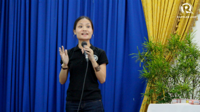 FIGHT. Lawyer Rea Roxas of IACAT gives three reasons as why the youth should fight against human trafficking.