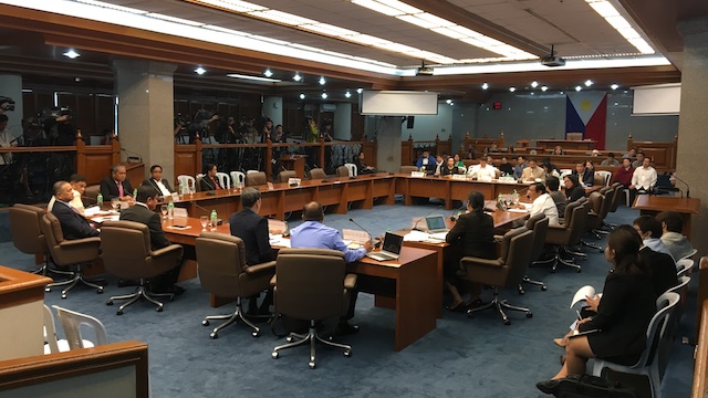 MONEY LAUNDERING? The Senate committee on banks begins hearings on the alleged ill-gotten wealth of Comelec chief Andres Bautista 
