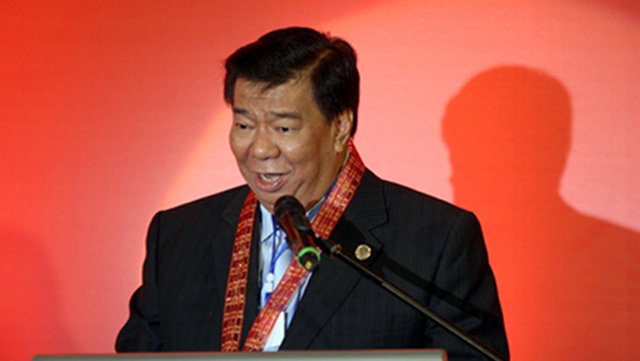 BLACK PROPAGANDA? Senate President Franklin Drilon warns against political mudslinging in the prosecution of officials who got kickbacks from Napoles. File photo by Cesar Tomambo/Senate PRIB