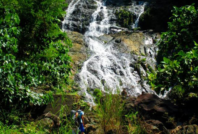 WATER STAIRWAY. The Kaytitinga Falls cascades down several levels of rocks. Photo by Renante Mina