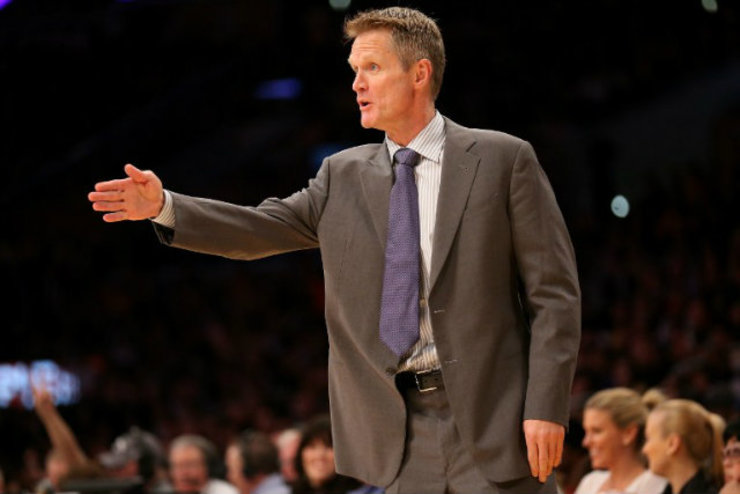 GOLDEN PERFORMANCE. Steve Kerr’s selection as Golden State Warriors coach was criticized by some but his performance has been history-making so far. Photo by Stephen Dunn/Getty Images/AFP
