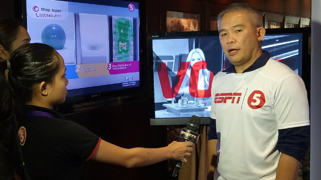 REBRANDING. Chot Reyes announced that SportsCenter Philippines, a local version of ESPN's flagship show, will launch on December 17 to coincide with tip-off of the next PBA season and conference. Photo by JR Isaga/Rappler 