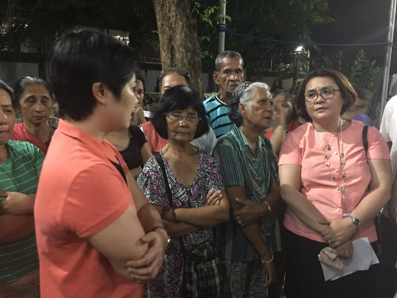 SENIOR CITIZENS. DSWD Undersecretary Malou Turalde appeals for the release of the senior citizens for humanitarian reasons. Photo from DSWD 