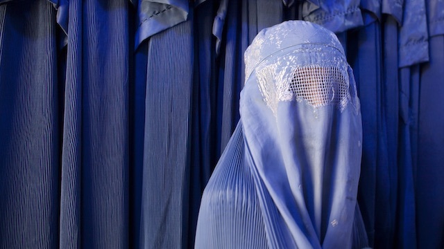 NOT NEEDED. Pakistan clerics say women are not required to cover their faces. Photo by EPA
