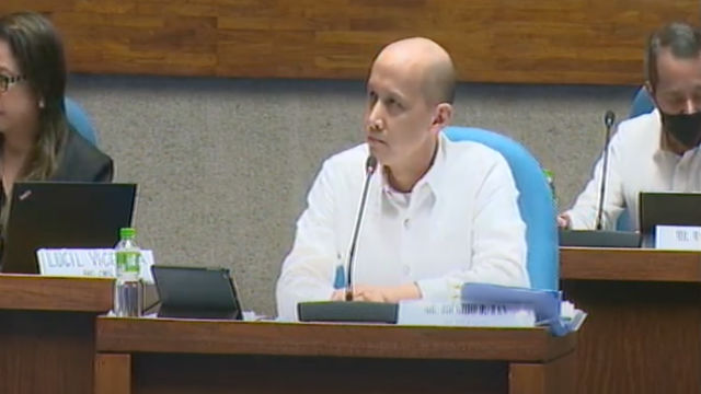 DEFENDING THE KAPAMILYA. ABS-CBN Group chief financial officer Ricardo Tan faces the House committees on legislative franchises, and good government and public accountability on July 1, 2020. Screenshot from the House of Representatives' Youtube account 