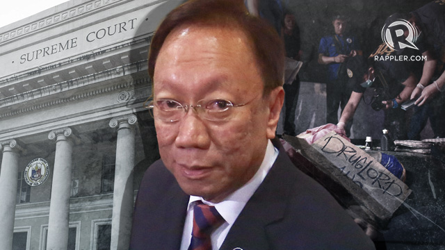 LOOPHOLES. Solicitor General Jose Calida is put on the spot to defend what some justices deem as loopholes in Oplan TokHang and the government's anti-drug campaign. 