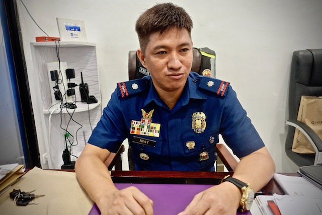 SQUAD COMMANDER. Major Rosalino Ibay Jr inside his office at the Manila City Hall. Photo by Rambo Talabong/Rappler 