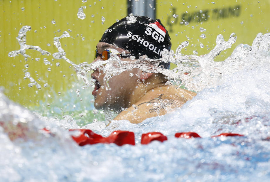 MAJOR GOAL. Joseph Schooling races in the 2019 SEA Games for a chance to make the Tokyo 2020 Olympics. Photo by Rolex Dela Pena/EPA  