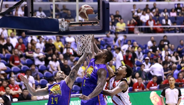 TURN BACK. Chris McCullough and San Miguel pull off a come-from-behind win over TNT. Photo from PBA Images  