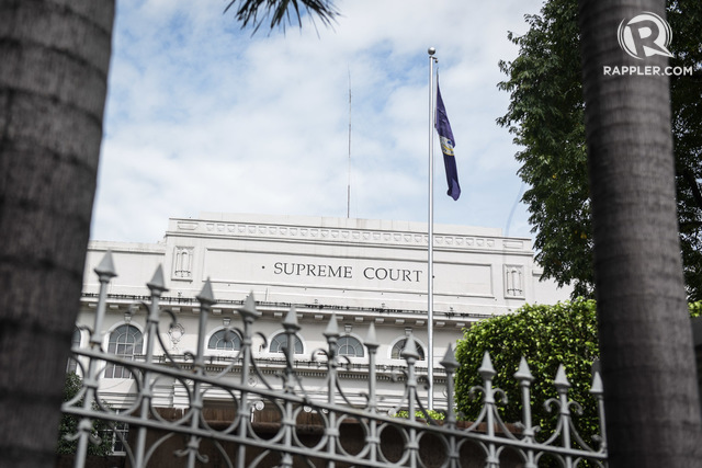 SUPREME COURT. This shows the facade of the Supreme Court of the Philippines. File photo by Rappler 