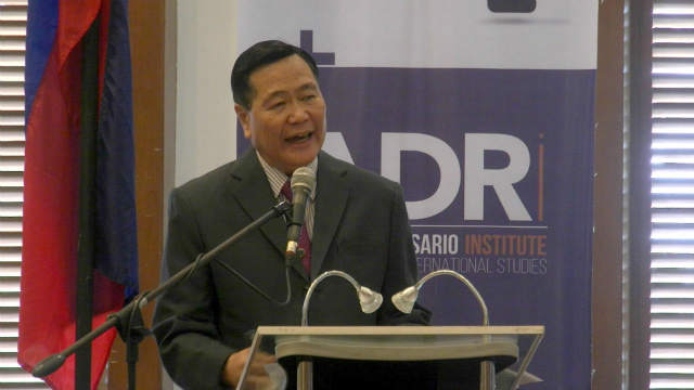 CHINA THREAT? Supreme Court Senior Associate Justice Antonio Carpio says on July 12, 2017, that China 'does not want war' over the West Philippine Sea (South China Sea). Rappler photo  