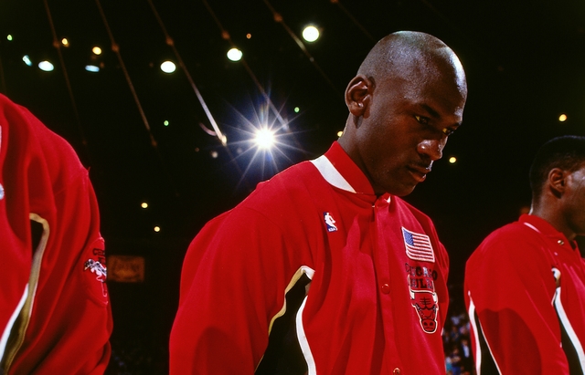 REVELATIONS. Michael Jordan tells it all in the "The Last Dance." Photo by Andrew D. Bernstein/NBA Photos 