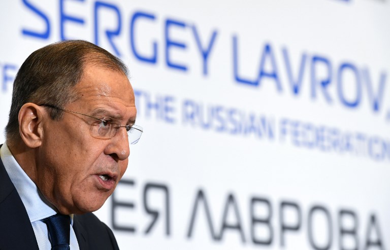 NON-NEGOTIABLE. File photo of Russian Foreign Minister Sergei Lavrov.  Photo by 
Kirill Kudryavtsev/AFP  