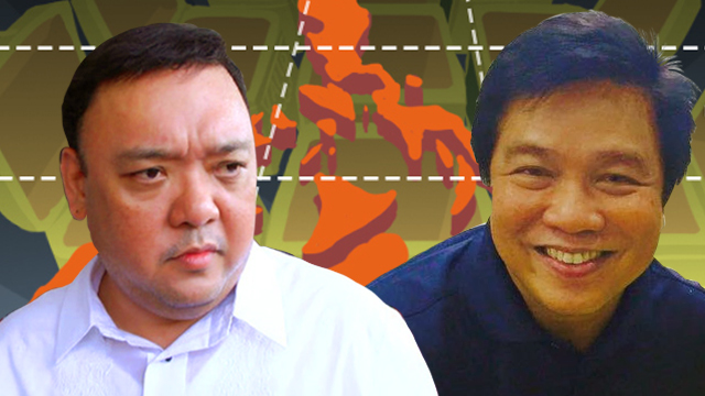 CHARTER CHANGE. Kabayan Party-list Representative Harry Roque and AKO Bicol Party-list Representative Rodel Batocabe give their two cents on the proposal to switch to federalism.  
