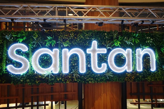 SANTAN. AirAsia's in-flight menu brand Santan and T&Co opened their first restaurant in Kuala Lumpur, Malaysia. Photo from AirAsia's Facebook page 