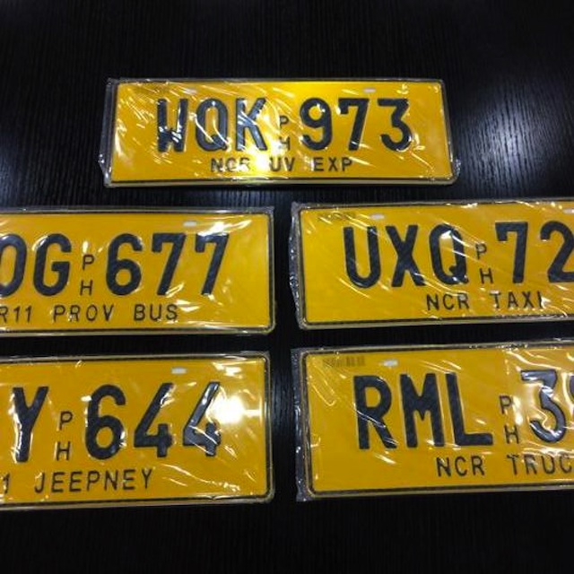 DELAYS. The LTO has gotten flak for the delays in issuing the new motor vehicle license plates for its 5-year license plate standardization program. Photo from DOTC 