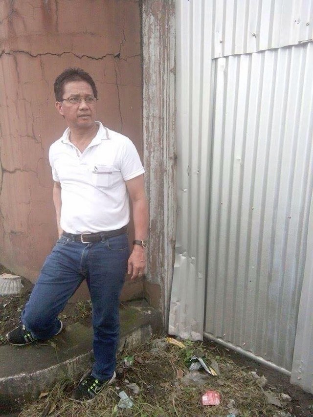 MANALO SUPPORTER. Felix Villocino has long been helping the Manalos, delivering food and supplies to their Quezon City residence. Contributed photo