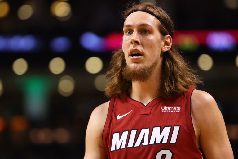 BEANTOWN RETURN. Kelly Olynyk was received warmly in his Boston return, and then proceeded to have a career game. Photo by Maddie Meyer/Getty Images/AFP 
