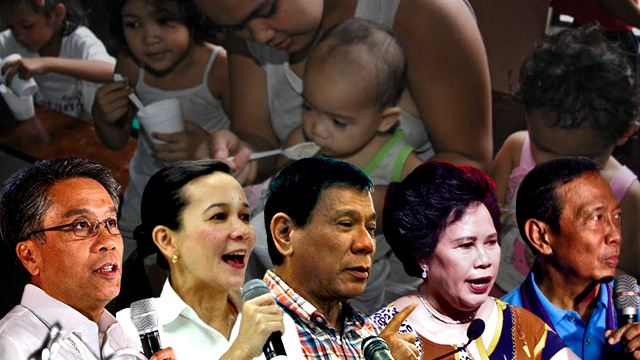 #PHVOTE. Who among the presidential bets are vocal about their support for better nutrition?    