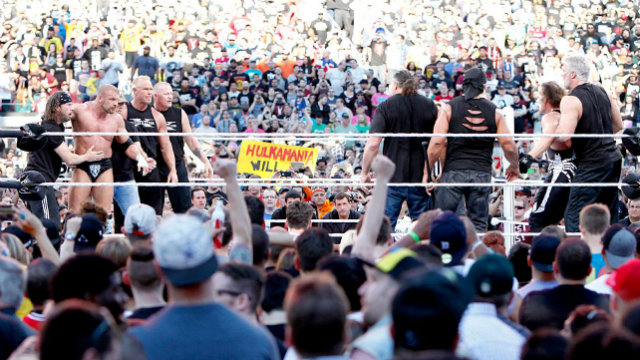 DX vs the nWo was a Monday Night Wars clash nearly 20 years in the making. Photo from WWE.com 