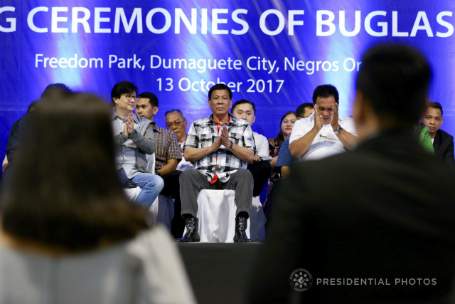 PHILIPPINE LEADER. President Rodrigo Duterte draws flak for threatening to create a revolutionary government. Malacañang file photo  