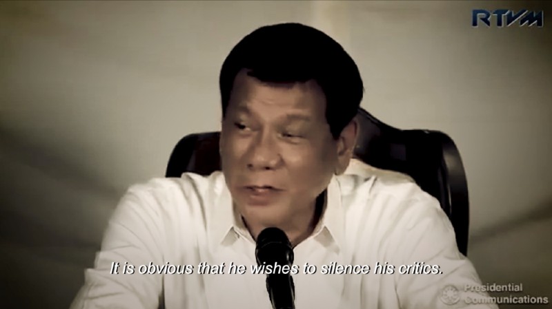 'KANGKUNGAN.' The acclaimed director releases a short film about the Duterte administration. Screenshot from 'Kangkungan'/original footage courtesy of RTVM  
