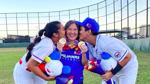 CHAMPS ONLY. Francesca and Dino Altomonte share their winning moment with their mom.   