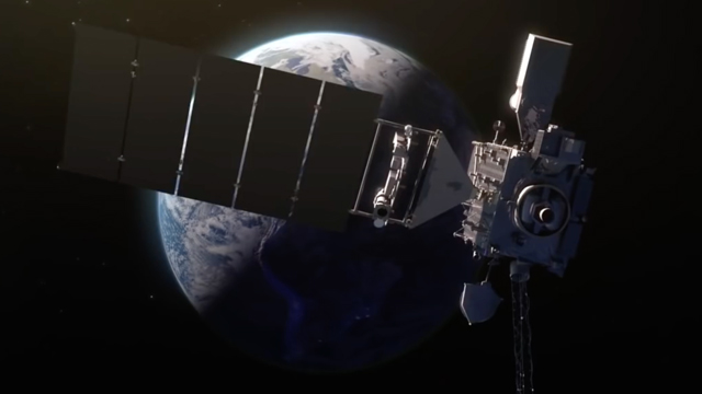 GOES-R. The Geostationary Operational Environmental Satellite was built by Lockheed Martin. Screengrab from NOAA Satellites   