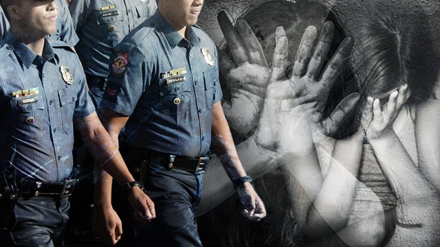 SERVE AND PROTECT. Cops get involved in rape cases despite a thrust against sexual crimes. Police photo by Darren Langit/Rappler; Shutterstock photos 