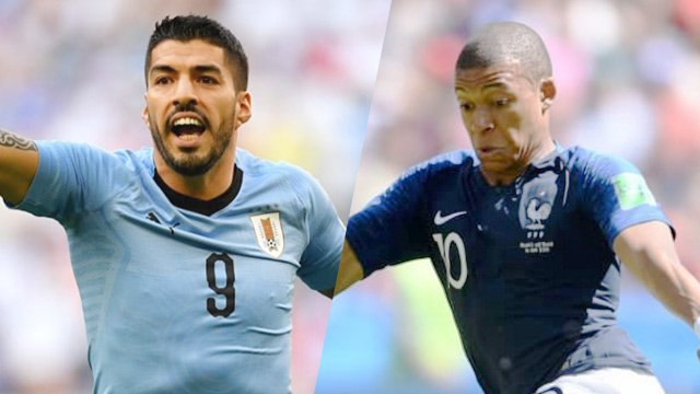 ANDALAN. Dua pemain andalan Uruguay dan Prancis yang siap berlaga memperebutkan posisi di semi final Piala Dunia. Foto dari FIFA.com 