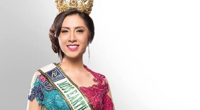 WAKIL INDONESIA. Luisa Andrea, wakil Indonesia di Miss Earth 2016. Foto dari Facebook/Miss Earth Indonesia 