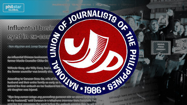 RESIST. The National Union of Journalists of the Philippines urges Filipino journalists to reject attempts to silence the press. 
 