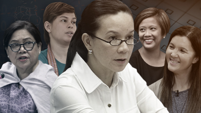 TOP 5. Women dominate the top 5 of the latest Pulse Asia survey on the 2019 senatorial race. File photos by Mark Cristino (Poe), Senate PRIB (Villar), Cayetano (Rappler), Office of Senator Nancy Binay, and Manman Dejeto (Carpio), 