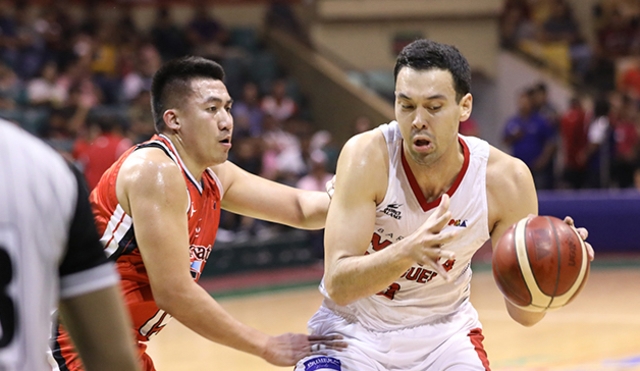 TOP AGENCY. Greg Slaughter becomes the first Filipino to sign with BeoBasket. Photo from PBA Images  