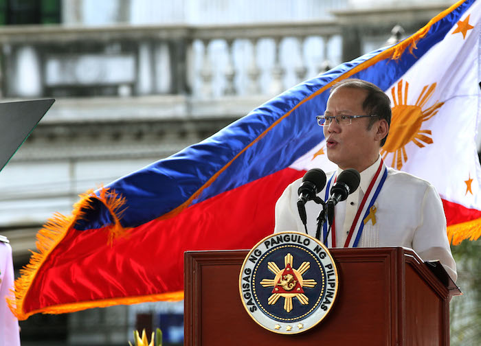 CHANGE OF HEART. President Benigno Aquino III admits for the first time he is open to amending the Constitution. File photo by Malacañang Photo Bureau 