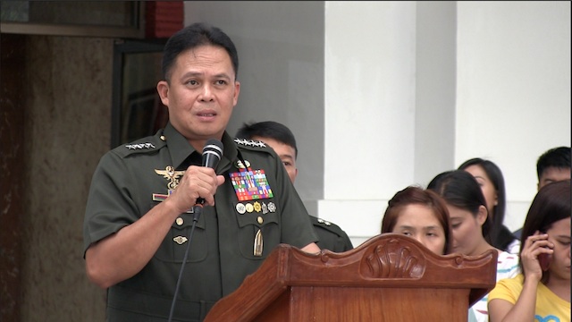 JUSTICE FOR LAUDE: AFP chief General Gregorio Catapang Jr wants the US military to surrender the US serviceman tagged in Olongapo slay. Rappler photo