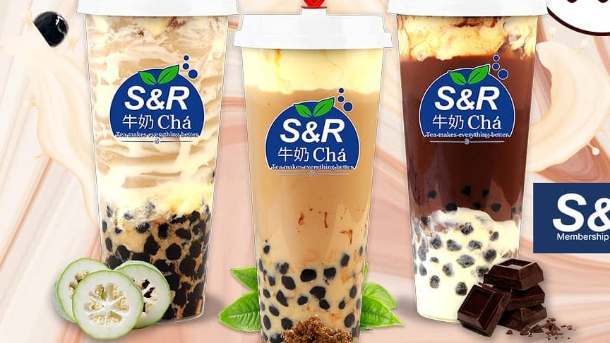 MILK TEA. S&R introduced a new series of milk tea boba drinks available for takeout and delivery. Photo from S&R's Facebook page 