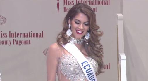 Gelar Miss Interantional America jatuh ke tangan Miss Ecuador. 