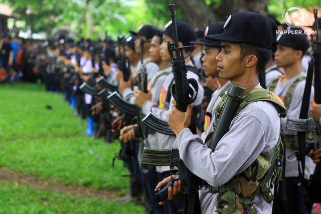 NORTHERN MINDANAO FORCE. NPA guerrillas from Northern Mindanao gather in Medina, Misamis Oriental on December 26, 2016. Photo by Bobby Lagsa/Rappler 