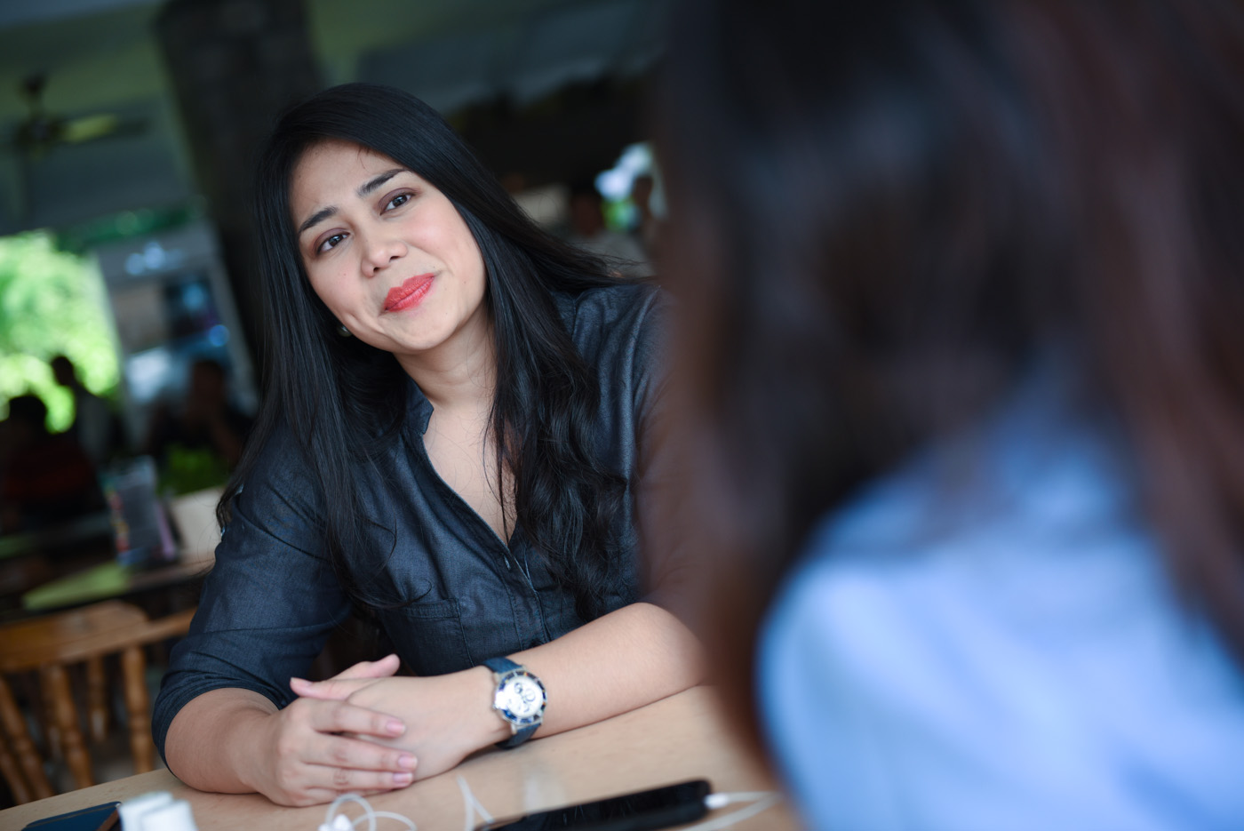 FAMILY LIFE. Paola shares how life has changed for the Alvarez family since her father's became Speaker. Photo by Alecs Ongcal/Rappler