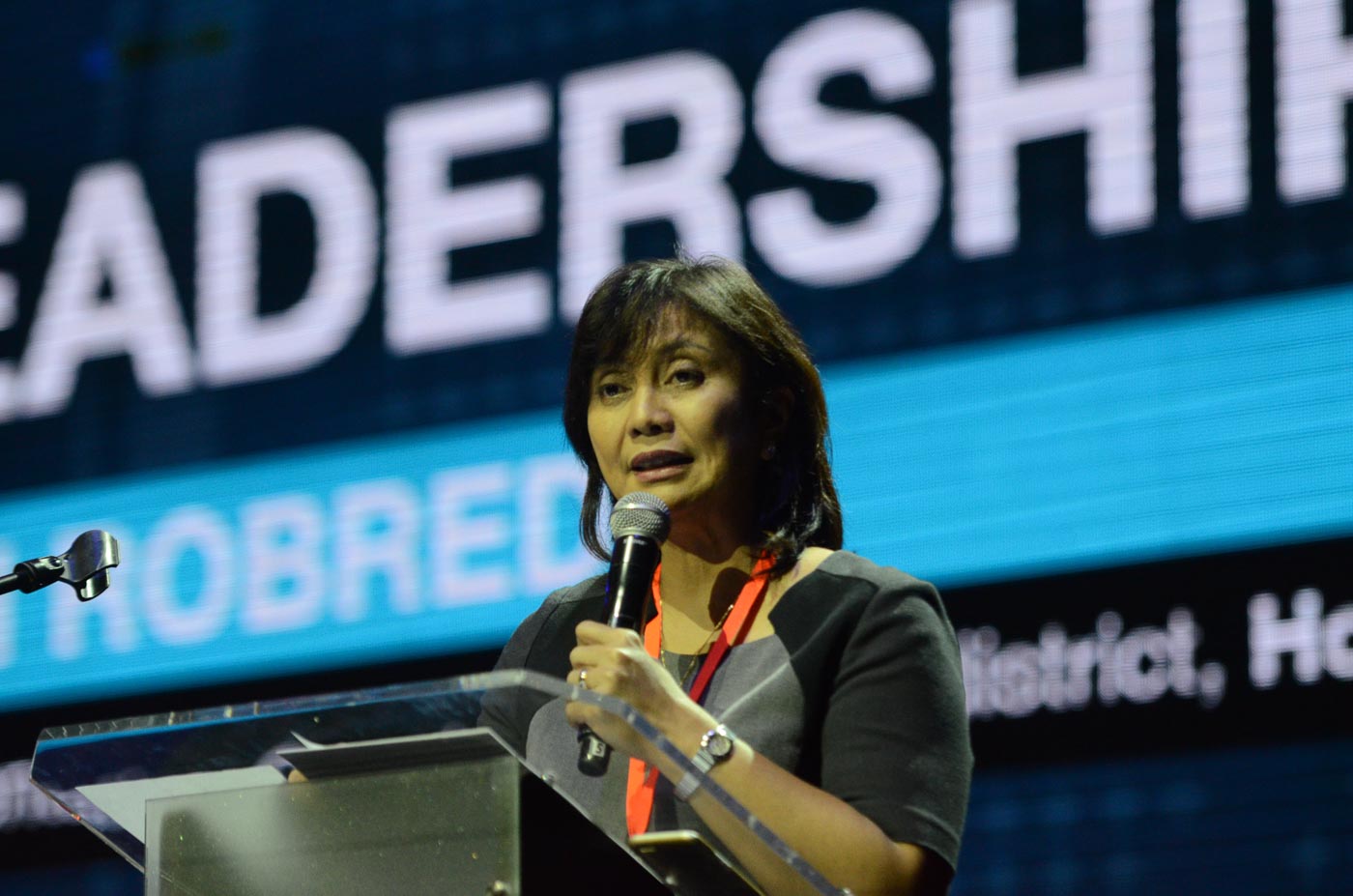 VICE PRESIDENT. Camarines Sur Representative Leni Robredo decides to seek the vice presidency. File photo by Alecs Ongcal/Rappler