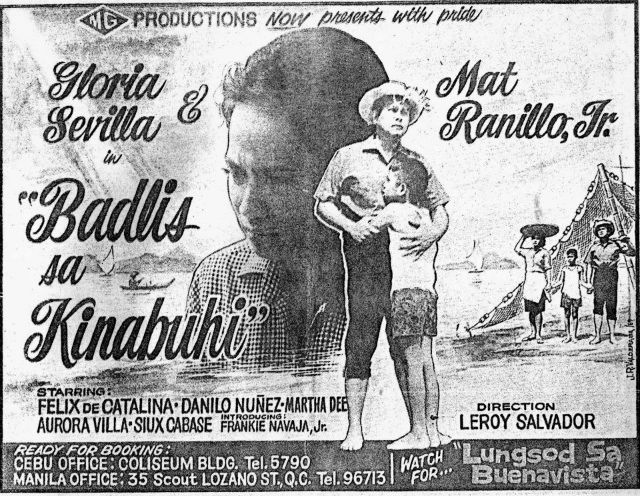 BADLIS SA KINABUHI. The movie, staring Cebuano actors Gloria Sevilla and Mat Ranillo Jr, is just one of the movies to be screened at Cinema Rehiyon 7. Photo courtesy of Cinema Rehiyon 7