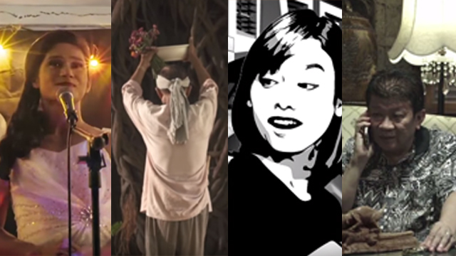 CINEMA ONE ORIGINALS FILM FESTIVAL. There are 9 films in the competition this year, including Ara Chawdhury's 'Miss Bulalacao,' Sari Dalena's 'Dahling Nick,' Bor Ocampo's 'Dayang Asu,' and Carl Joseph Papa's 'Manang Biring.' Screengrabs from YouTube/Film Police Reviews, 'Dayang Asu' screengrab from Facebook/DayangAsuIndieFilm 