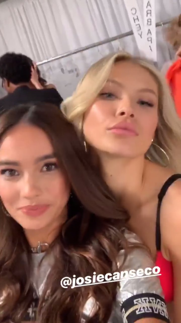 ROOKIES. Kelsey Merritt and Josie Canseco are both walking the Victoria's Secret fashion show for the first time. Screenshot from Instagram.com/kelseymerritt 