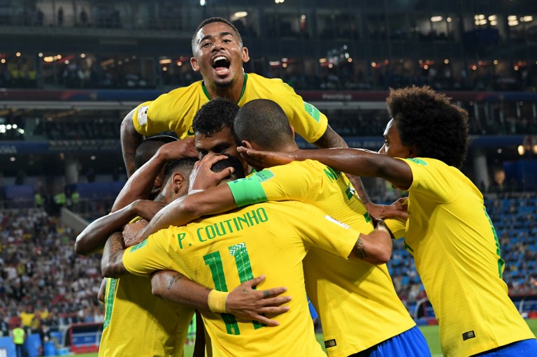 RENEWED CONFIDENCE. Brazil says it can cope with the World Cup favorite tag. Photo by Kirill Kudryavstev/AFP 