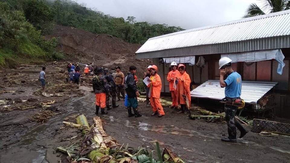 TERMINATED. File photo of the rescue operation at Brgy Banawel, Natonin. Photo from the Department of Public Works and Highways   