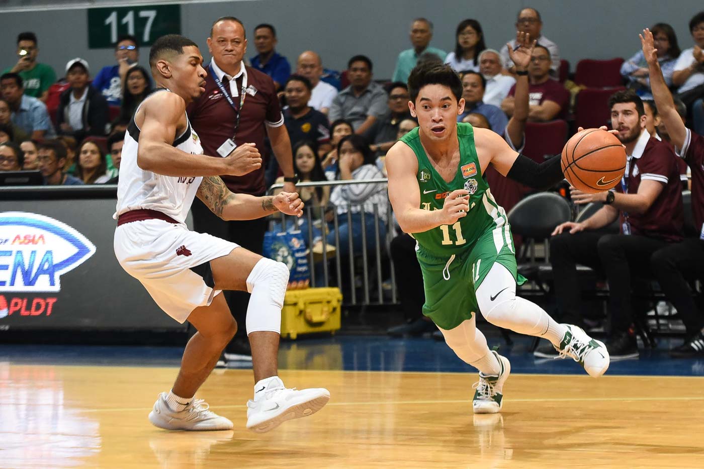 HOPEFUL. Aljun Melecio is keeping his hopes up that the Green Archers will advance to their third straight Final Four. Photo by Joaqui Flores/Rappler  