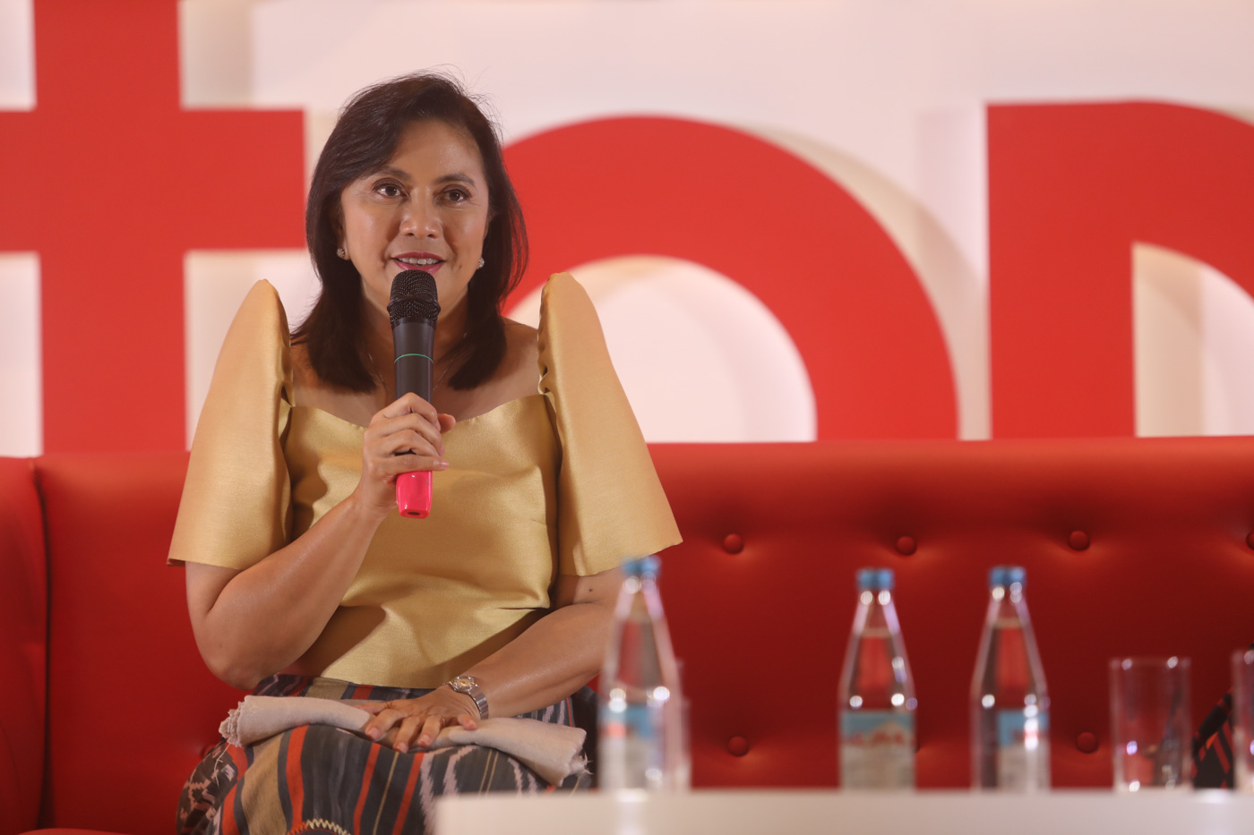 MOTHER, LEADER. Vice President Leni Robredo says motherhood gave her the strength to accept the offer to be co-chair of the Inter-Agency Committee on Anti-Illegal Drugs. Photo by Charlie Villegas/OVP 