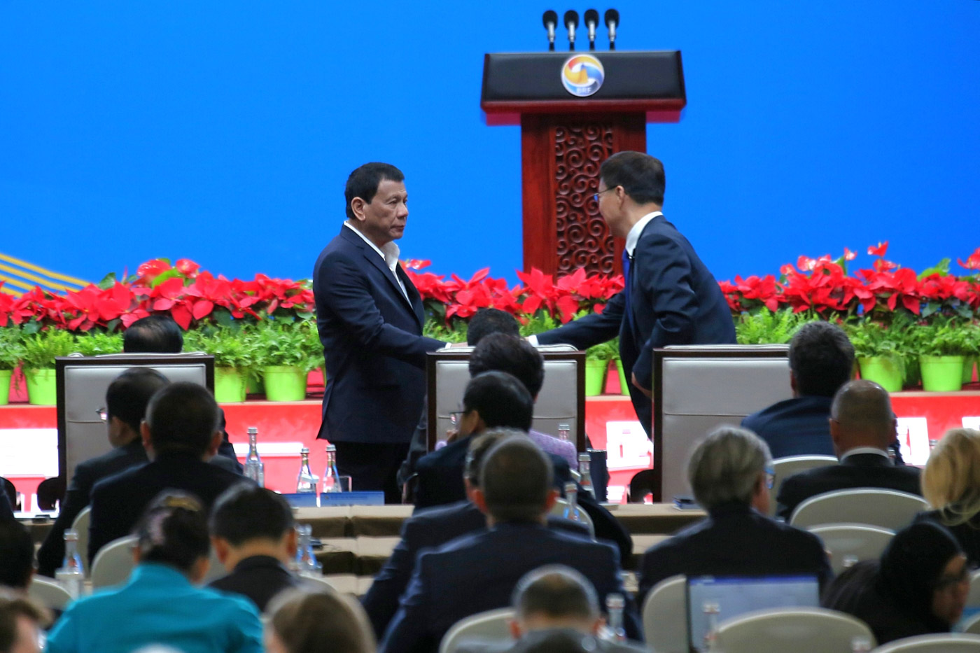 IN CHINA AGAIN. President Rodrigo Duterte attends the 2nd Belt and Road Forum for International Cooperation at the China National Convention Center in Beijing on April 26, 2019. Malacañang photo 